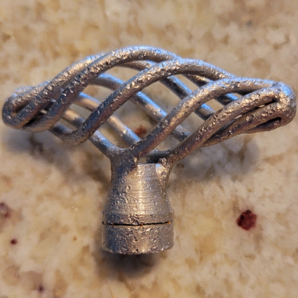 Ancient Treasures Birdcase Satin Nickel Knob